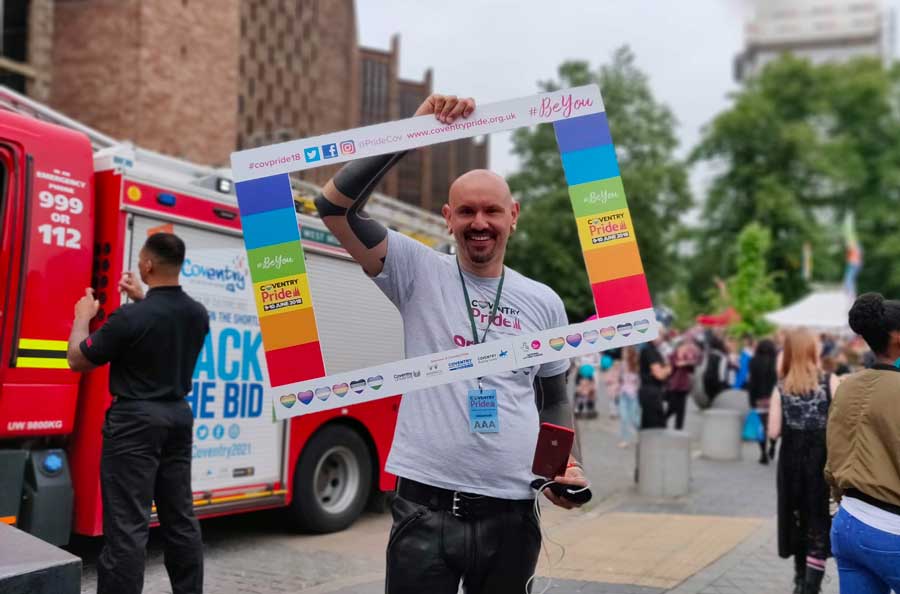 David Wilson at Coventry Pride